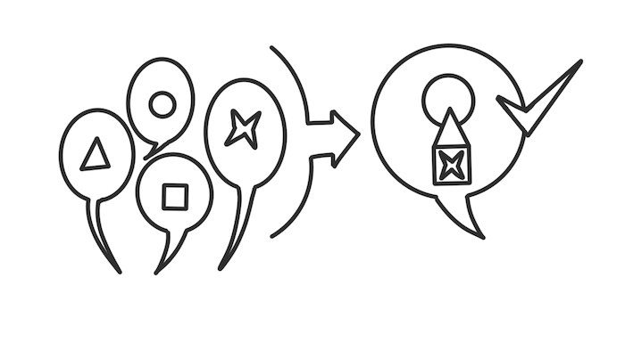 Concertation en intelligence collective avec facilitation graphique